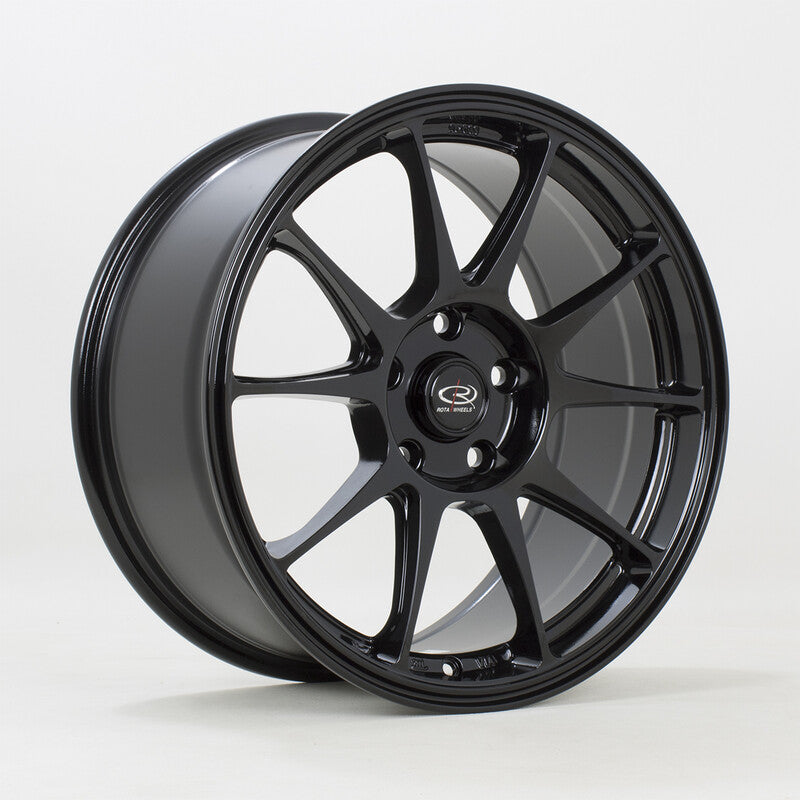 Cerchio Rota Titan 8x17 5x114.3 ET42 - Nero lucido