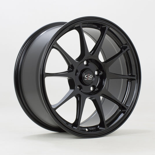 Cerchio Rota Titan 8x17 5x114.3 ET42 - Nero lucido