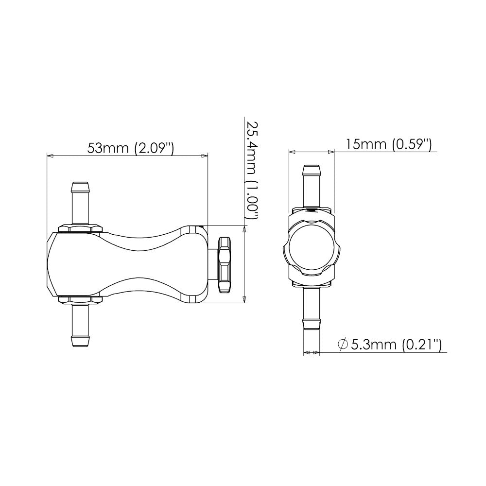 Rubinetto Regolazione Pressione Turbo Turbosmart Boost-Tee