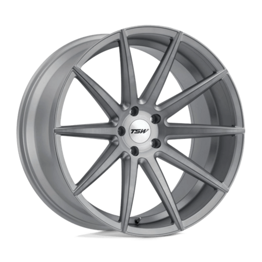 Cerchio TSW Clypse 8,5x19 5x120 ET35 - Titanio opaco spazzolato