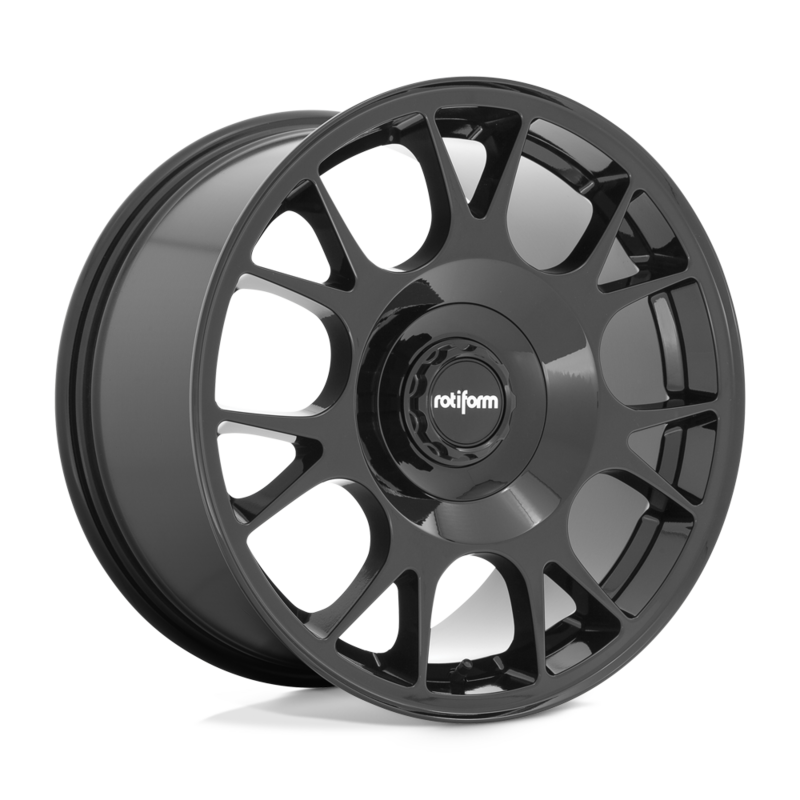 Cerchio Rotiform TUF-R 9,5x18 5x112/5x114.3 ET38 - Nero lucido