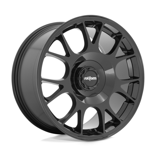 Cerchio Rotiform TUF-R 8,5x20 5x112/5x114.3 ET45 - Nero lucido