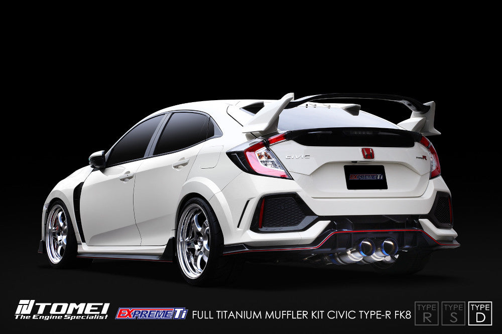 Linea di Scarico Tomei Expreme Ti Type-D per Honda Civic Type R FK8