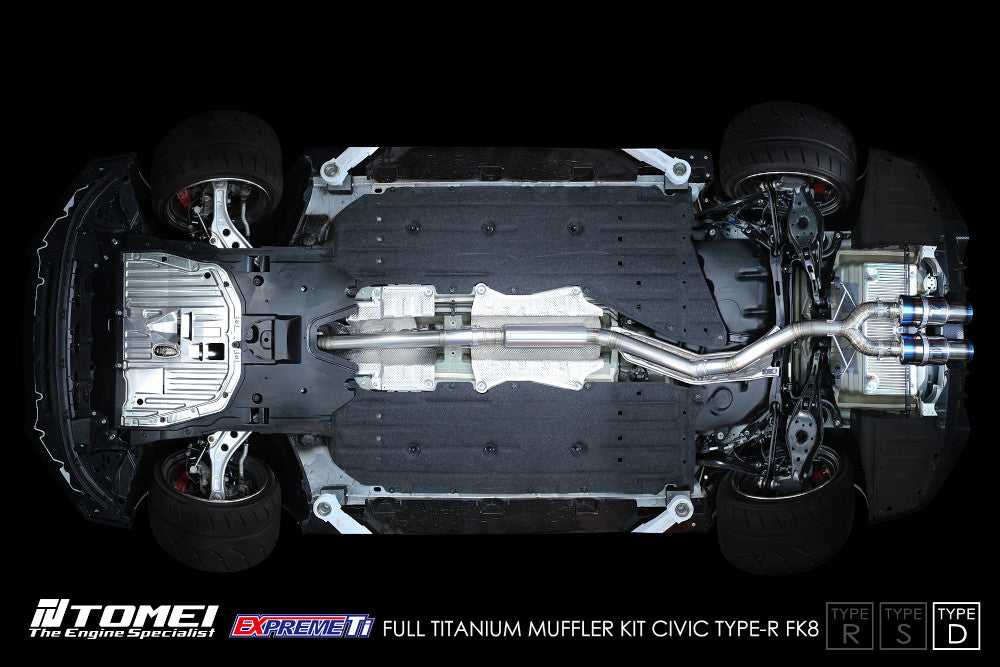 Linea di Scarico Tomei Expreme Ti Type-D per Honda Civic Type R FK8