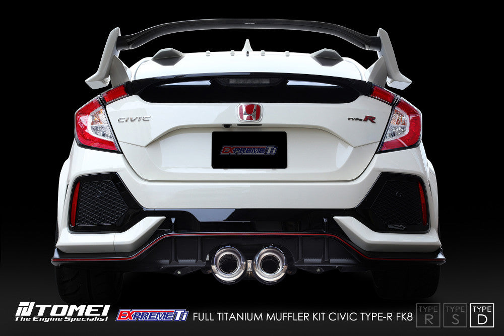 Linea di Scarico Tomei Expreme Ti Type-D per Honda Civic Type R FK8