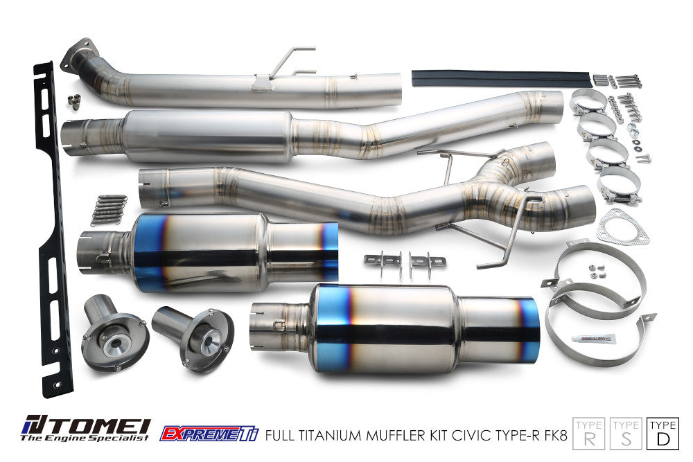 Linea di Scarico Tomei Expreme Ti Type-D per Honda Civic Type R FK8