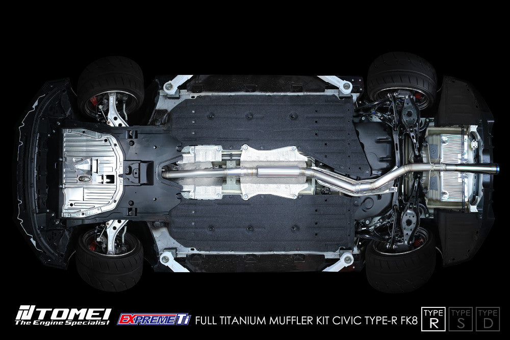 Linea di Scarico Tomei Expreme Ti Type-R per Honda Civic Type R FK8