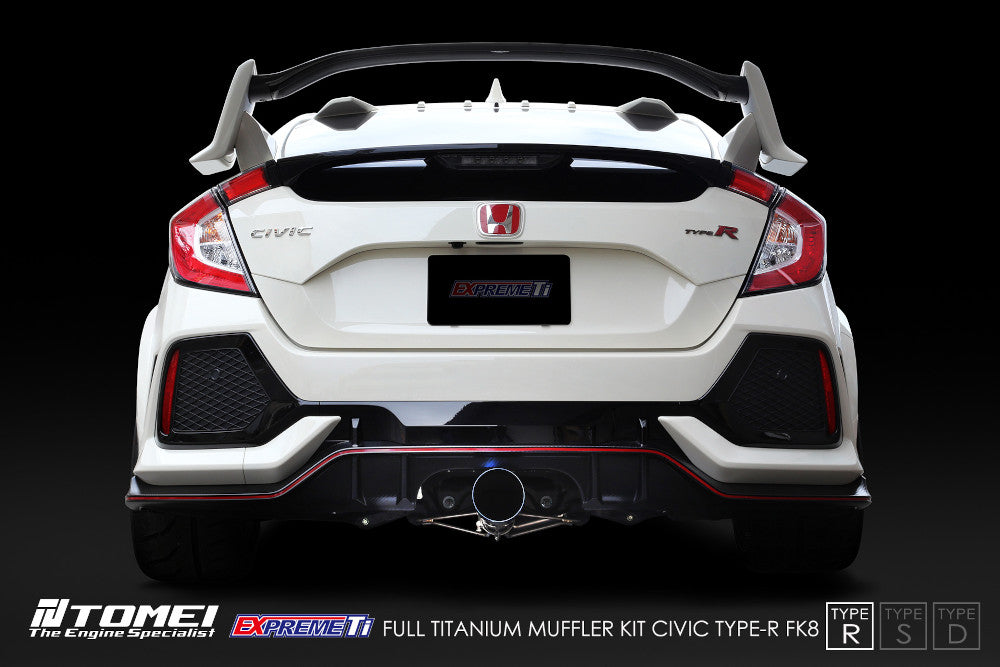 Linea di Scarico Tomei Expreme Ti Type-R per Honda Civic Type R FK8