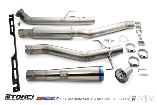 Linea di Scarico Tomei Expreme Ti Type-R per Honda Civic Type R FK8