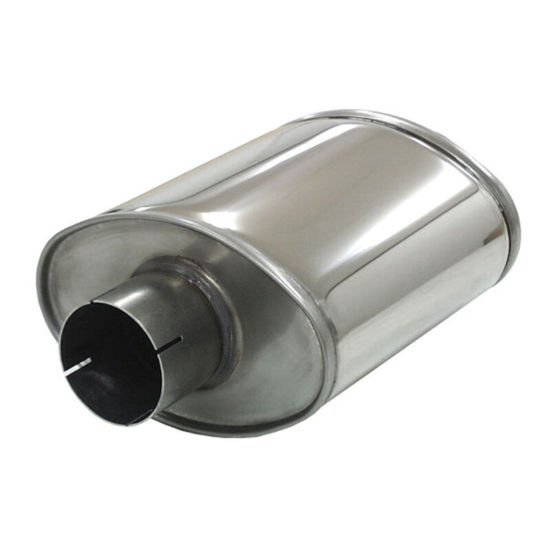 Silenziatore di Scarico Simons Ovale Turbotight in Inox