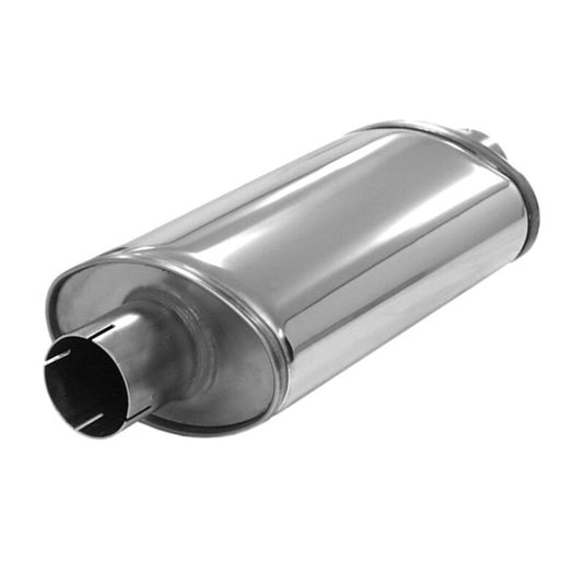 Silenziatore di Scarico Simons Ovale Super in Inox
