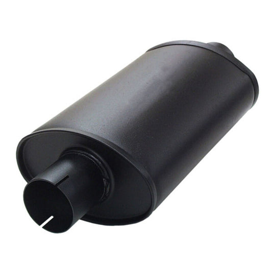Silenziatore di Scarico Simons Ovale Super in Acciaio