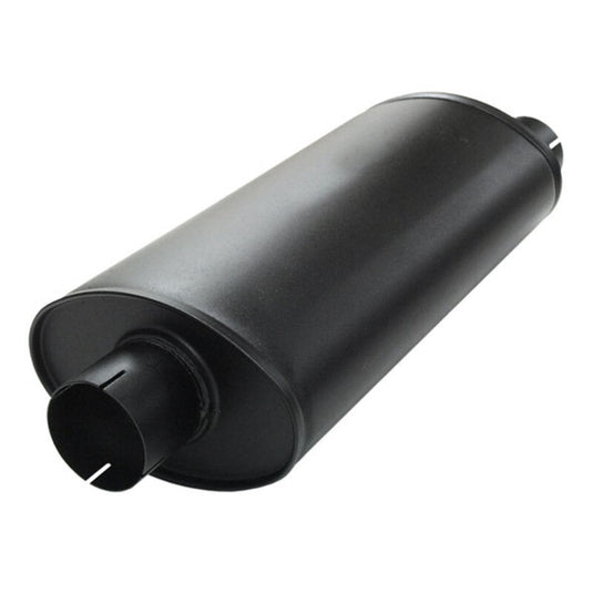 Silenziatore di Scarico Simons Ovale Turbo in Acciaio