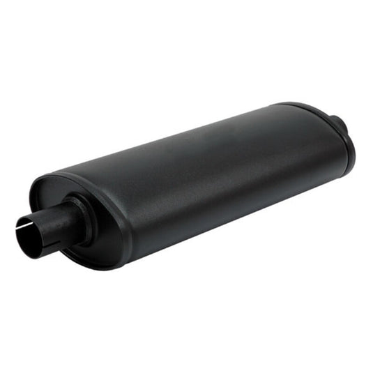 Silenziatore di Scarico Simons Ovale Medium in Acciaio