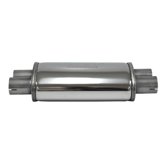 Silenziatore di Scarico Simons Ovale Duo in Inox