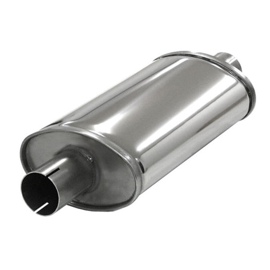Silenziatore di Scarico Simons Ovale Small in Inox