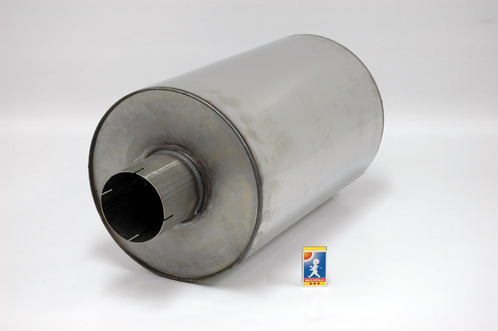 Silenziatore di Scarico Simons Rotondo Turbo in Inox