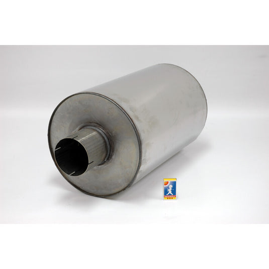 Silenziatore di Scarico Simons Rotondo Turbo in Inox