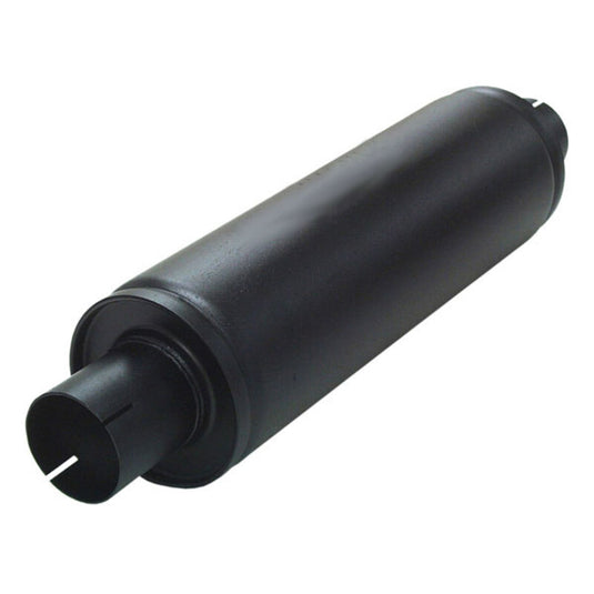 Silenziatore di Scarico Simons Rotondo Slim in Acciaio
