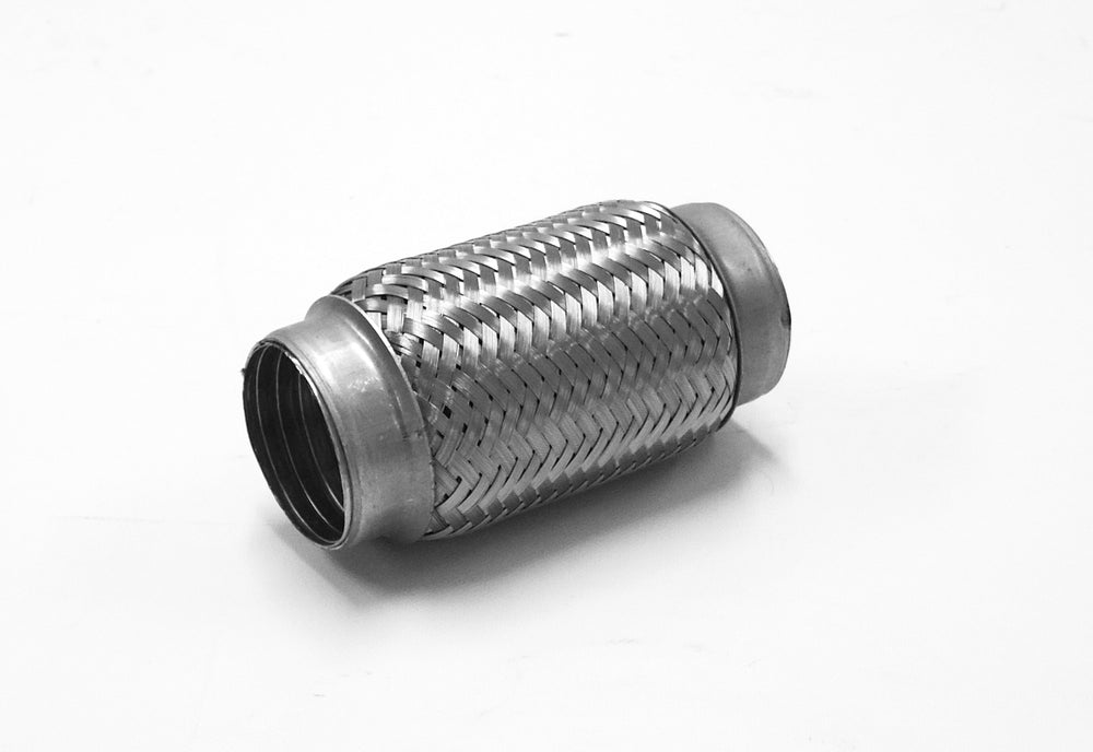 Flessibili di Scarico in Inox (Raccordi Acciaio) - Lungh. 150 mm (Treccia)