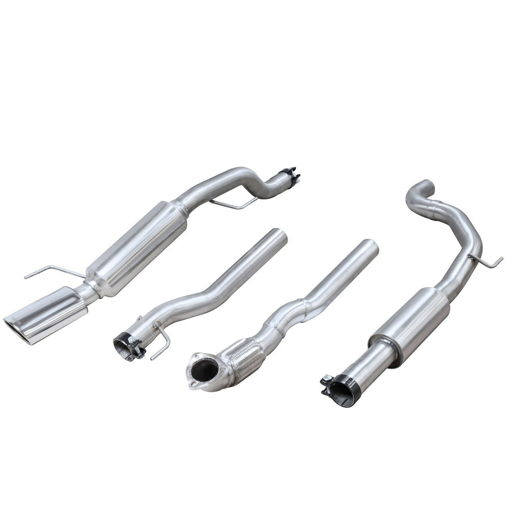 Linea di Scarico "Catback" Cobra per Opel Corsa E 1.0L Turbo (15-19)
