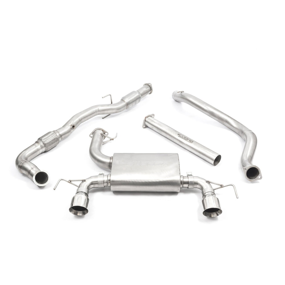Linea di Scarico Completa "Turboback" Cobra per Opel Corsa D Nürburgring (10-14)