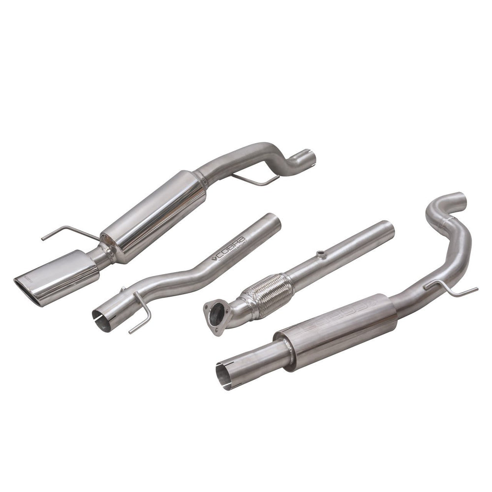 Linea di Scarico "Catback" Cobra per Opel Corsa E 1.4L Turbo (15-19)