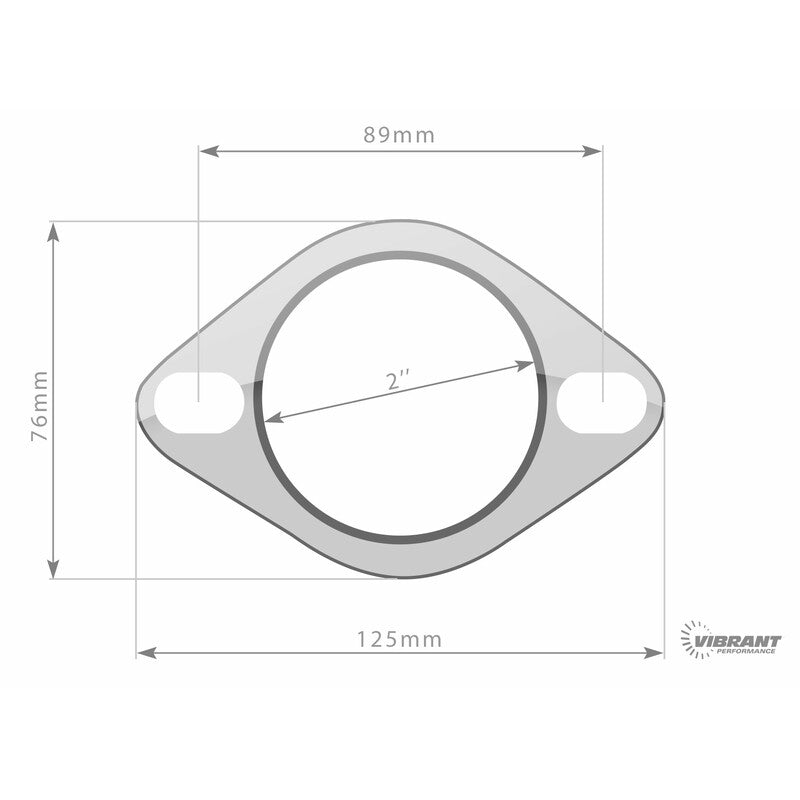 Carica immagine in Galleria Viewer, Guarnizione di Scarico Vibrant Performance 51 mm - 2" (2 Fori)

