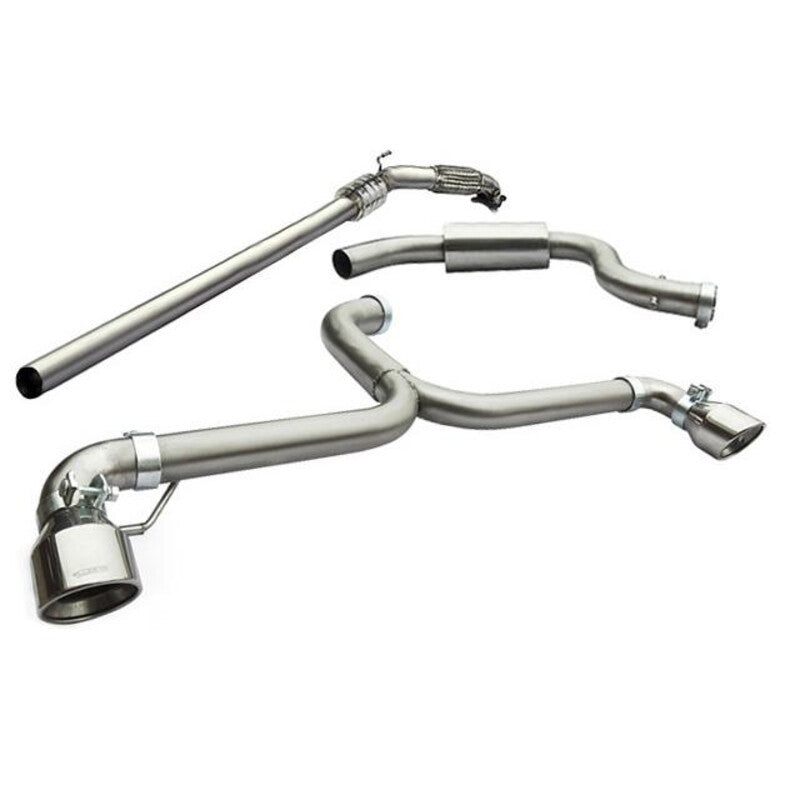 Linea di Scarico Completa Turboback "Venom Box Delete" Cobra per VW Golf 6 GTI 2.0L TSI (09-12)