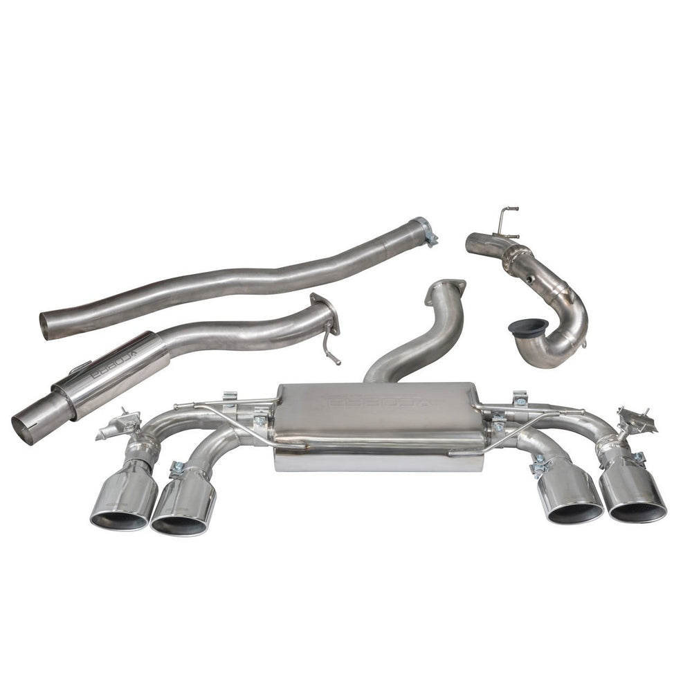 Linea di Scarico Completa "Turboback" Cobra per VW Golf 7 R 2.0L TSI (12-18)