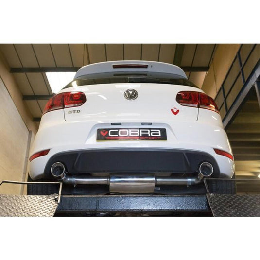 Linea di Scarico "Catback" Cobra per VW Golf 6 2.0L TDI 170 CV "GTI Style" (09-13)