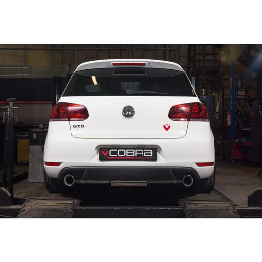 Linea di Scarico "Catback" Cobra per VW Golf 6 2.0L TDI 170 CV "GTI Style" (09-13)