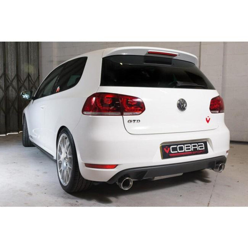 Linea di Scarico "Catback" Cobra per VW Golf 6 2.0L TDI 170 CV "GTI Style" (09-13)