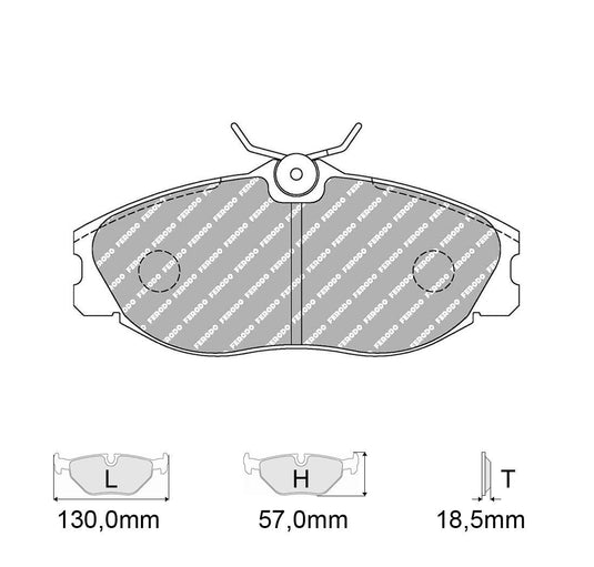 Pastiglie freno FERODO RACING DS3000 FCP1063R
