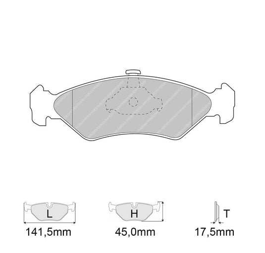 Pastiglie freno FERODO RACING DS2500 FCP1082H