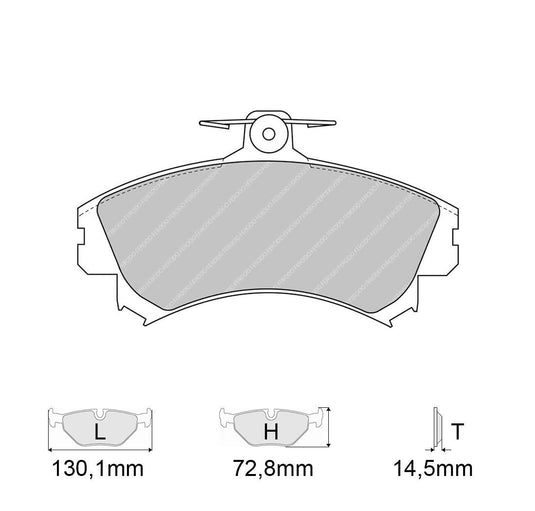 Pastiglie freno FERODO RACING DS2500 FCP1093H