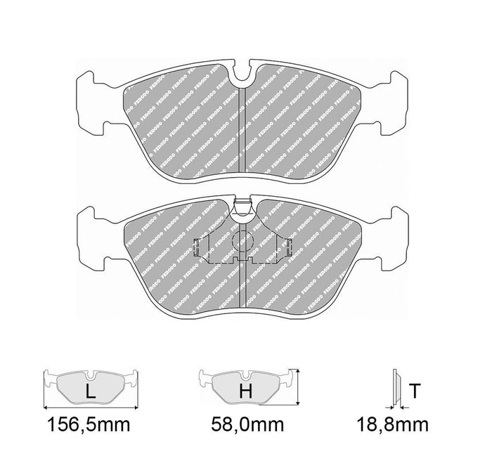 Pastiglie freno FERODO RACING DS2500 FCP1285H