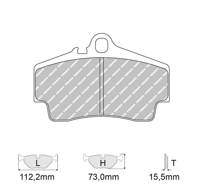 Pastiglie freno FERODO RACING DS1.11 FCP1308W