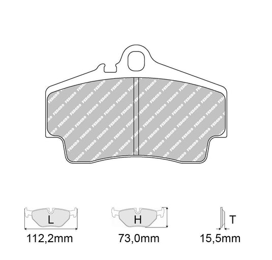 Pastiglie freno FERODO RACING DS1.11 FCP1308W