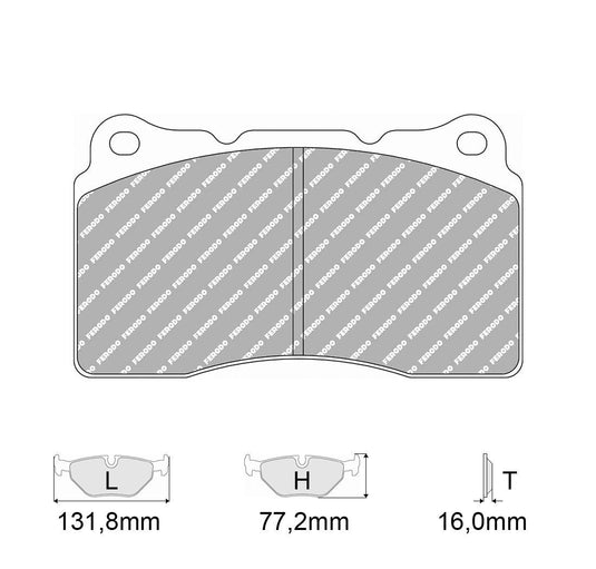 Pastiglie freno FERODO RACING DS1.11 FCP1334W