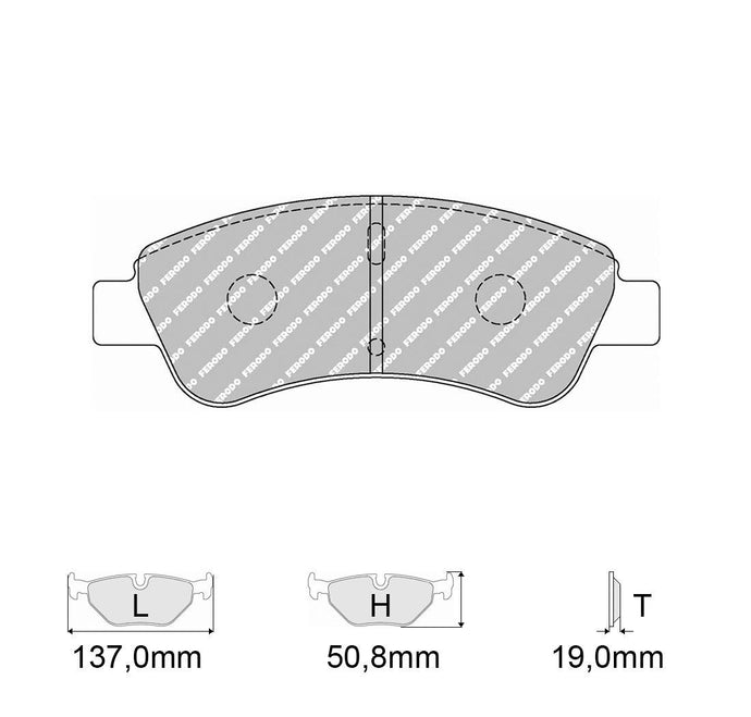 Pastiglie freno FERODO RACING DS3000 FCP1399R