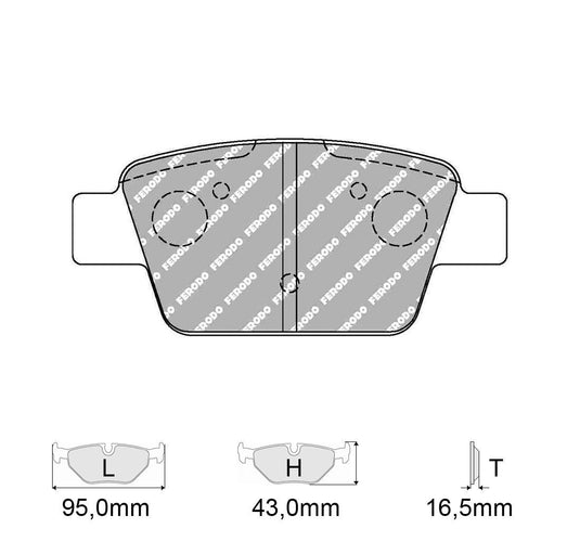 Pastiglie freno FERODO RACING DS3000 FCP1469R