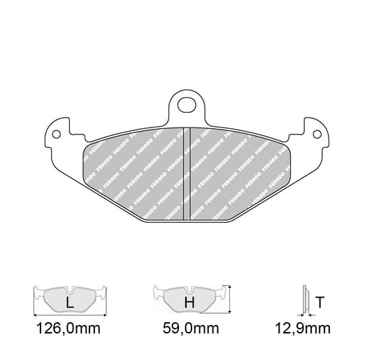 Pastiglie freno FERODO RACING DS1.11 FCP1560W