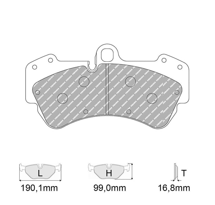 Pastiglie freno FERODO RACING DS2500 FCP1625H