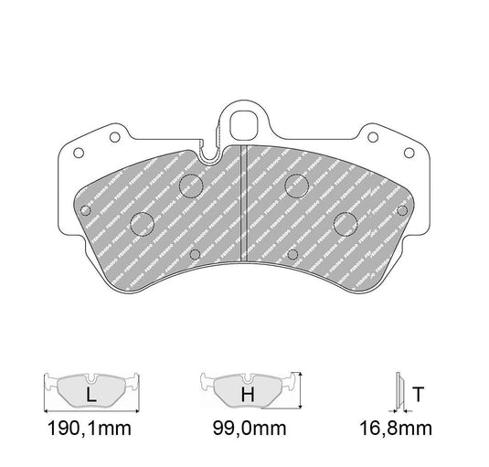 Pastiglie freno FERODO RACING DS2500 FCP1625H