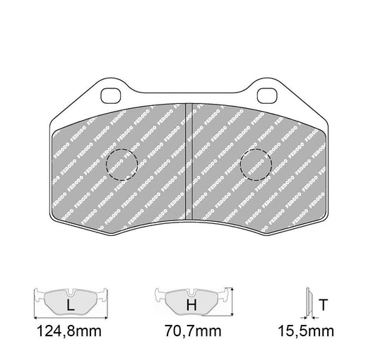 Pastiglie freno FERODO RACING DSUNO FCP1667Z