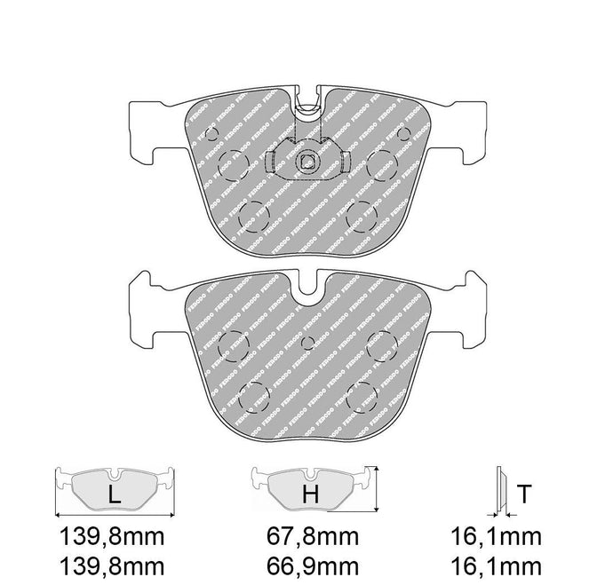 Pastiglie freno FERODO RACING DS2500 FCP1672H