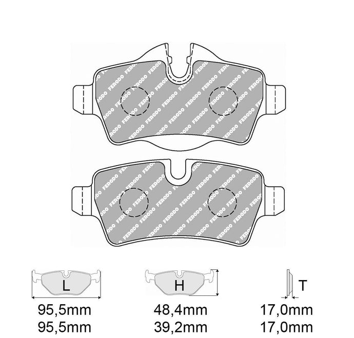Pastiglie freno FERODO RACING DS2500 FCP1975H