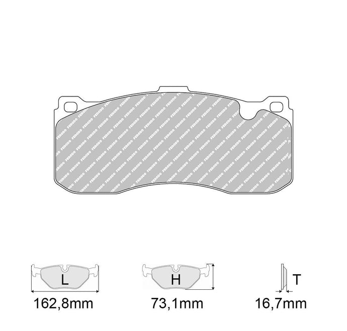 Pastiglie freno FERODO RACING DS2500 FCP4218H