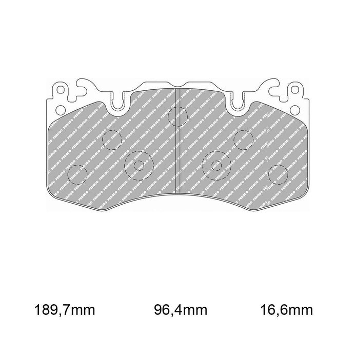 Pastiglie freno FERODO RACING DS2500 FCP4379H